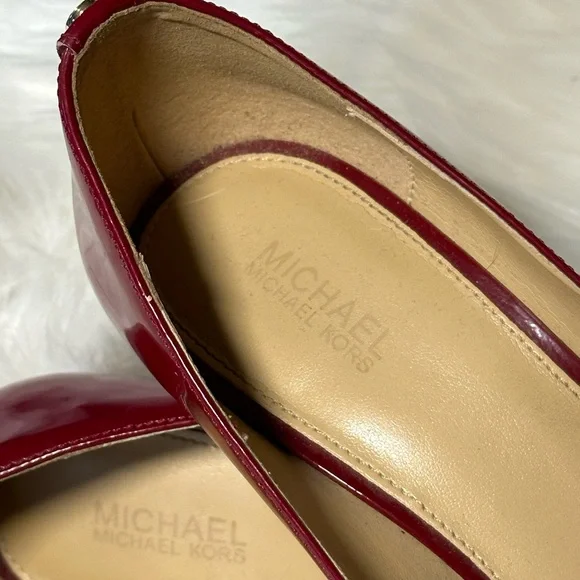 EUC Michael Kors Abbi Flex Pump in Maroon - Picture 2 of 8